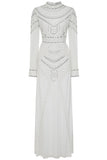 Bertha Embellished Maxi Dress - White