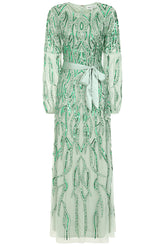 Isabella Green Embellished Maxi Dress