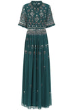 Jenelle Green Embellished Maxi Dress
