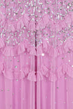 Lydia Sequin Maxi Dress - Pink