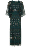 Mahonia Green Embellished Midaxi Dress
