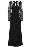Nyx Black Embellished Maxi Dress