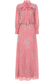 Rosamond Rose Pink Sequin Maxi Dress
