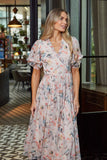 فستان "فلور" الميدي بطبعة زهور أنيقة