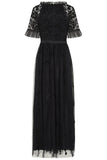 Sinead Black Lace Maxi Dress