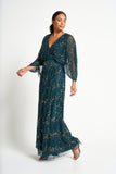 Sylvia Green Sequin Maxi Dress