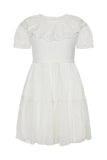 Amabella Lace Dress with Frill Collar