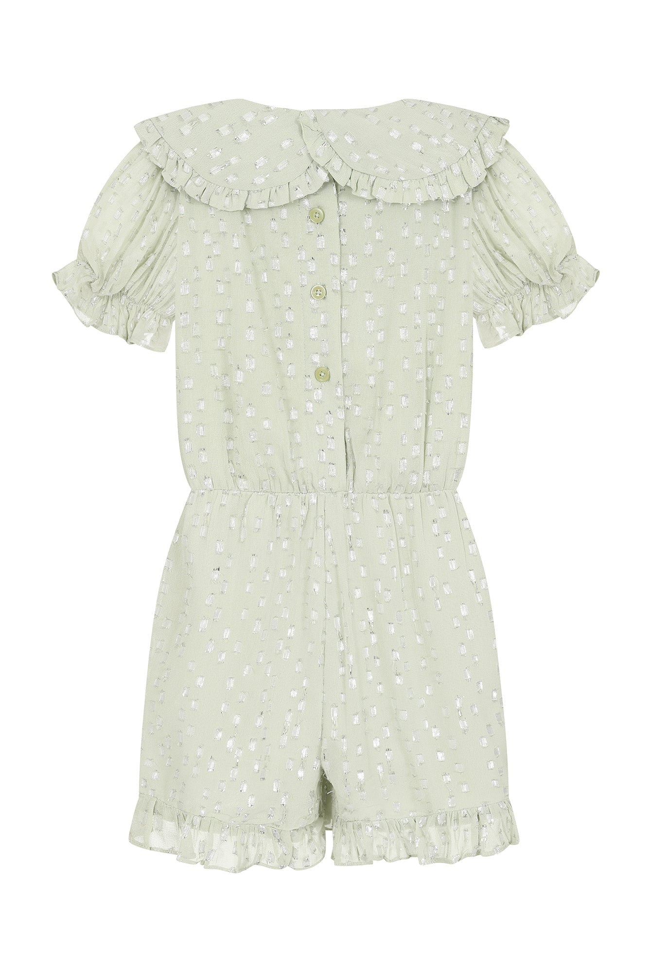 Maddie Playsuit with Frill Collar