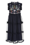 Aubrey Floral Embroidered Dress