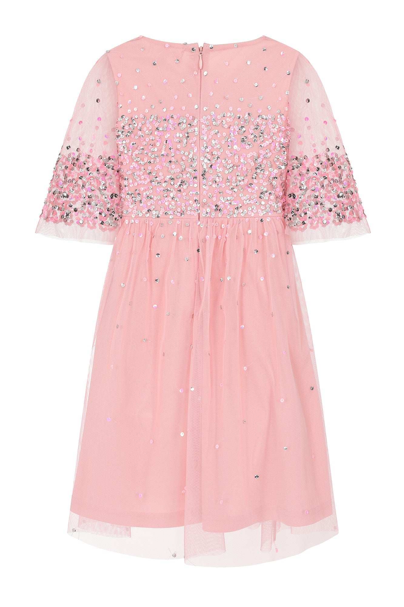 Sadie Blush Scatter Sequin Dress