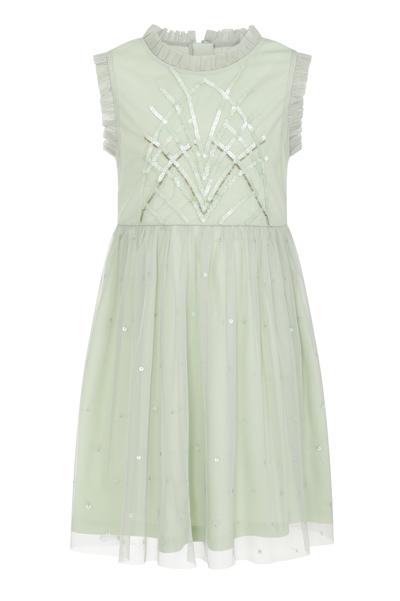 Nyla Seafoam Green Sequin Dress