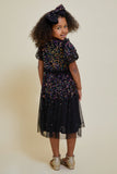 Elise Black Iridescent Sequin Dress