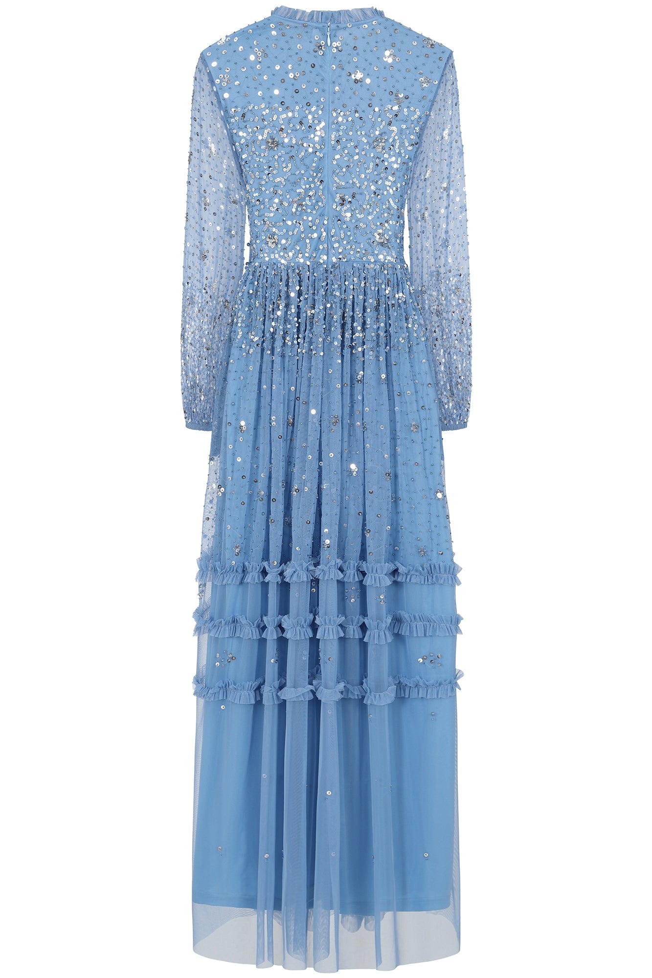 Agnes Sequin Maxi Dress - Powder Blue