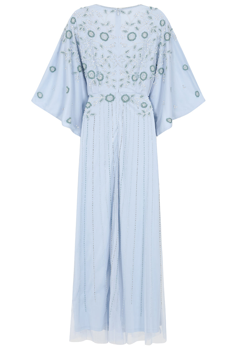 Airlie Blue Embellished Maxi Dress