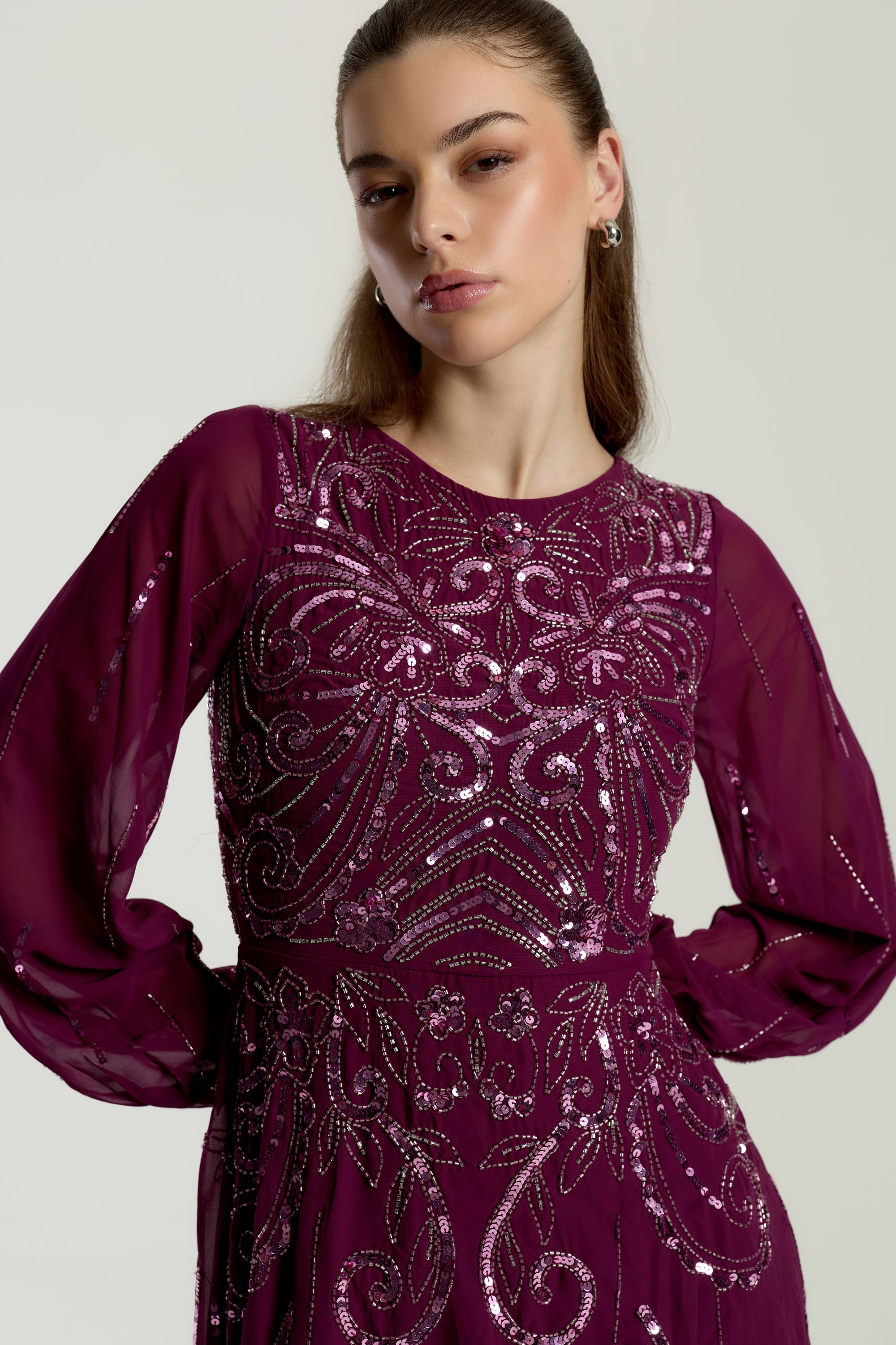 Ania Berry Sequin Maxi Dress