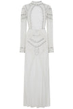 Bertha Embellished Maxi Dress - White