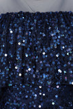 Beverly Sequin Maxi Dress - Navy