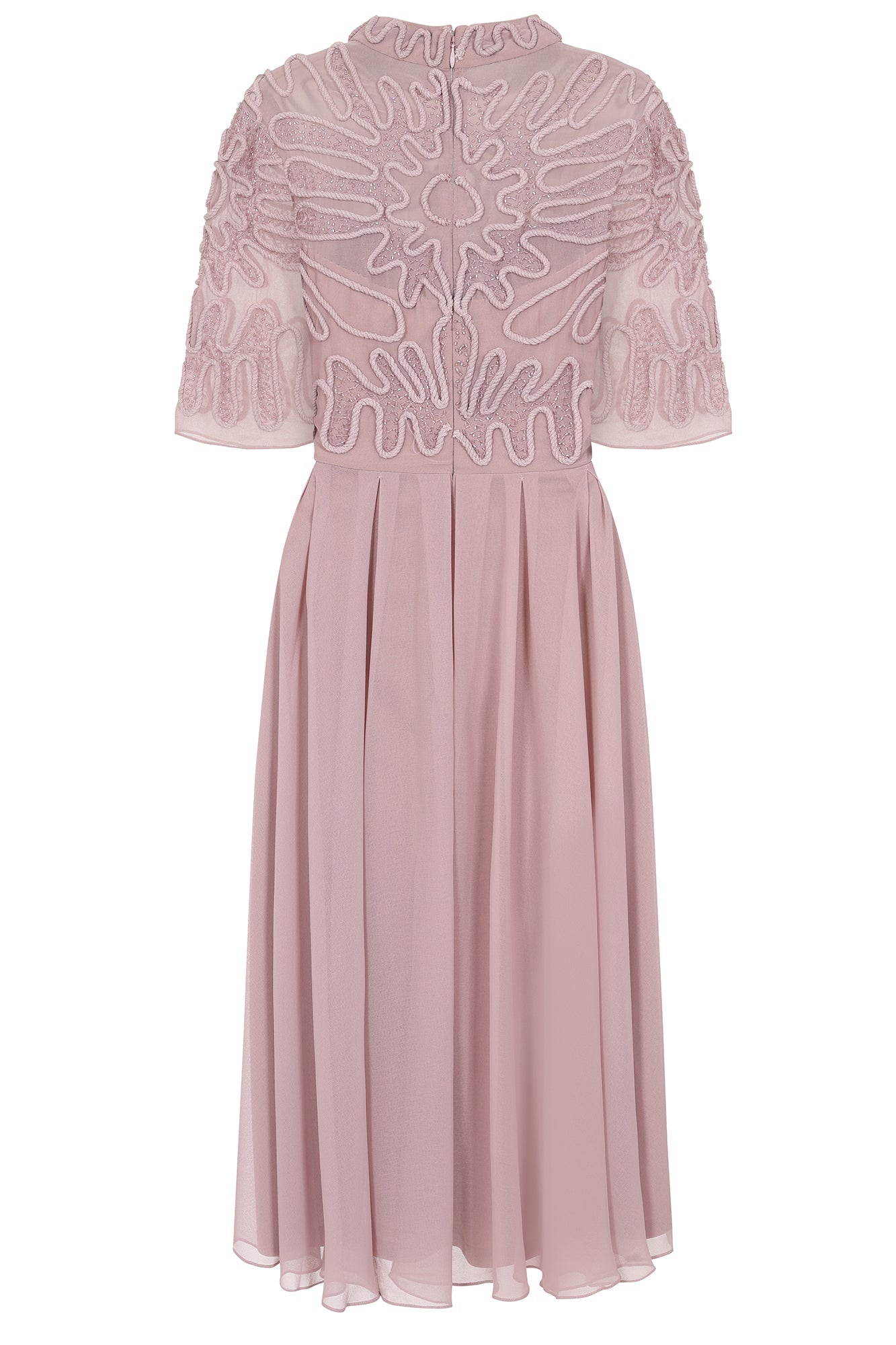 Cari Cornelli Sequin Midi Dress - Mauve Lilac