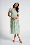 Carissa Green Embellished Midi Dress 