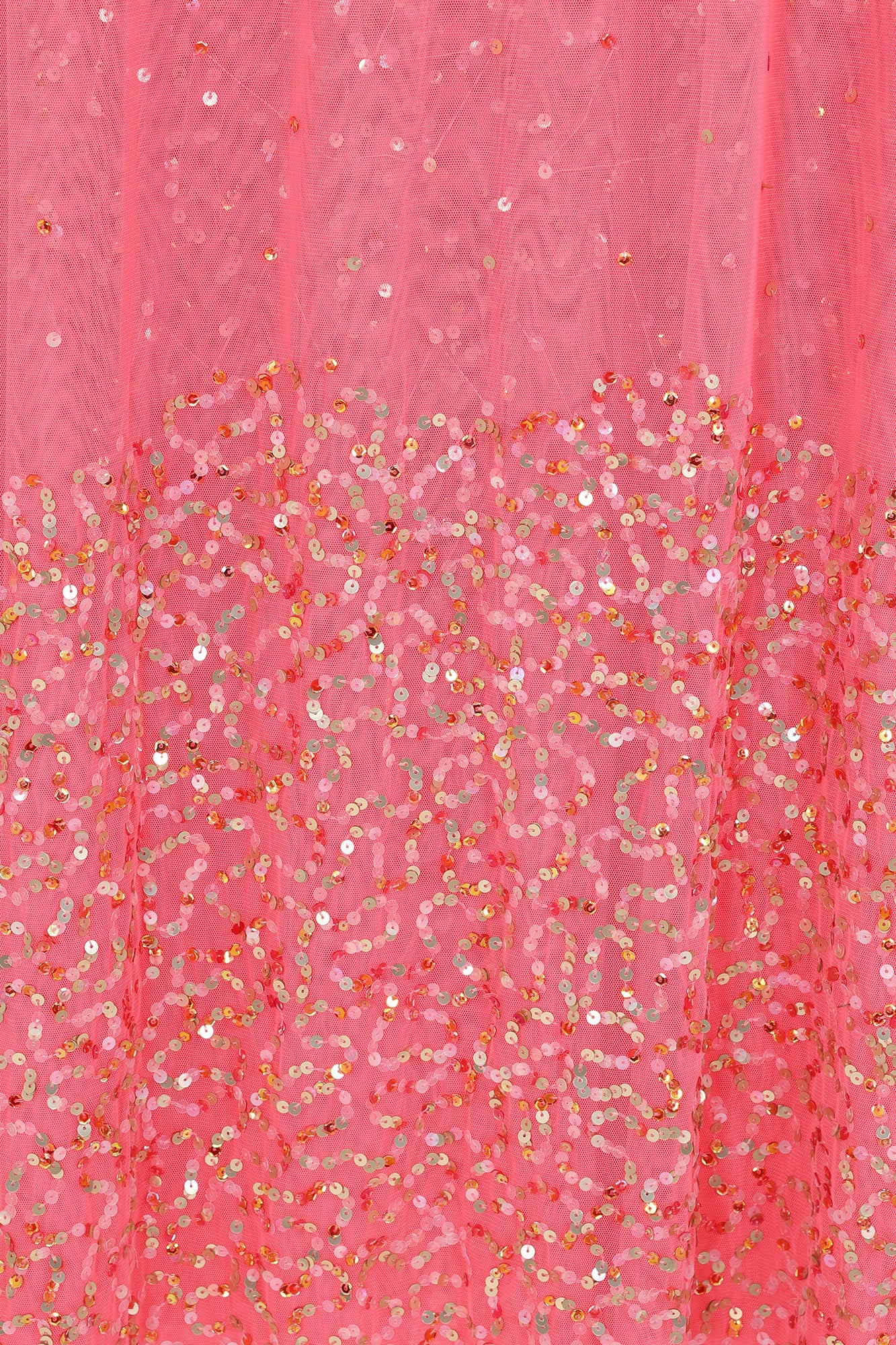 Cora Sequin Maxi Dress with Detachable Cape - Strawberry Pink