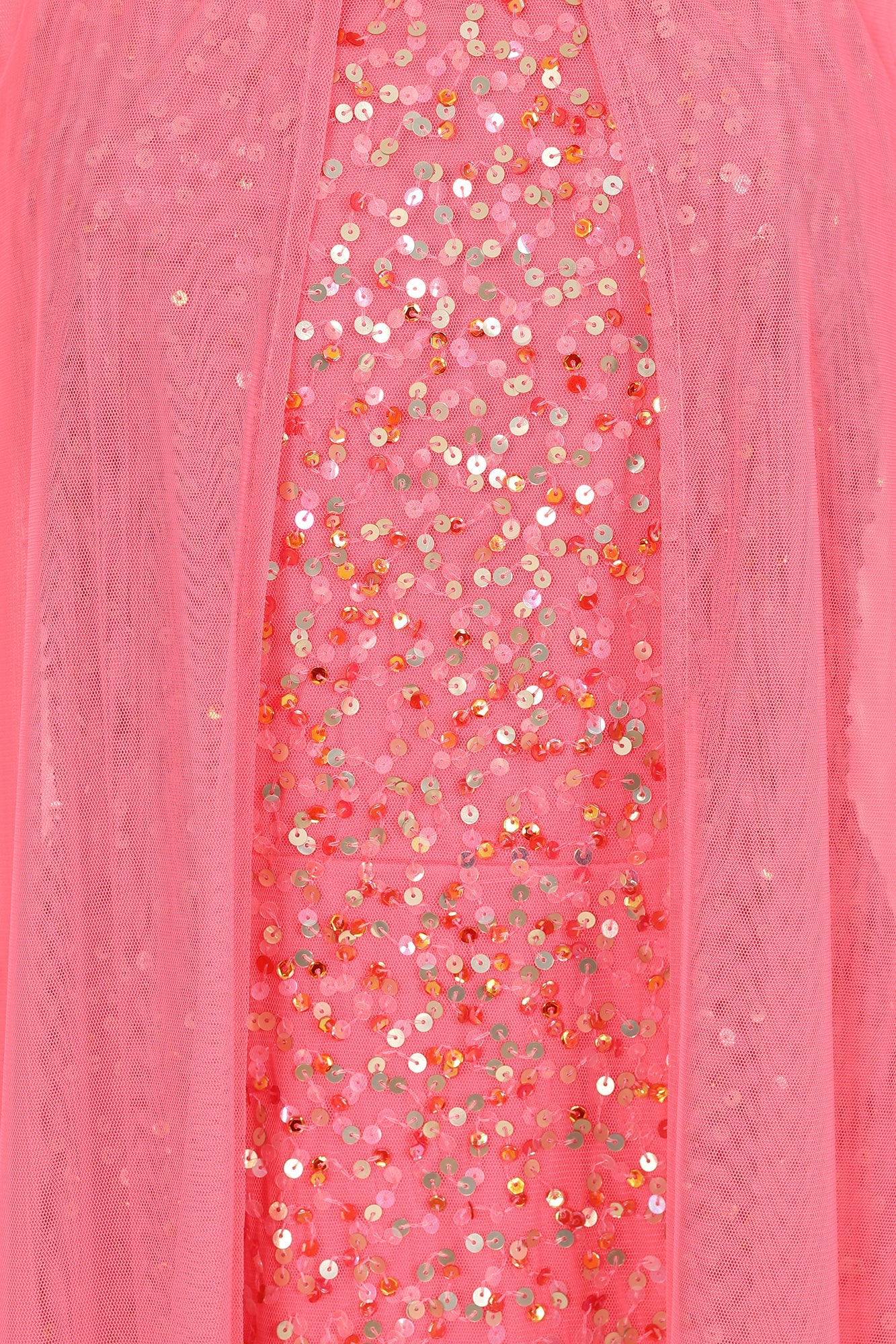 Cora Sequin Maxi Dress with Detachable Cape - Strawberry Pink