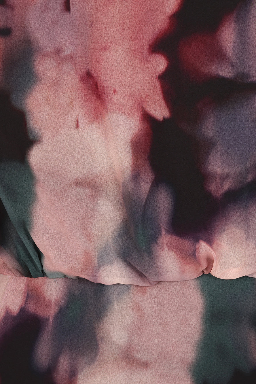 Darcy Black Floral Print Midi Dress