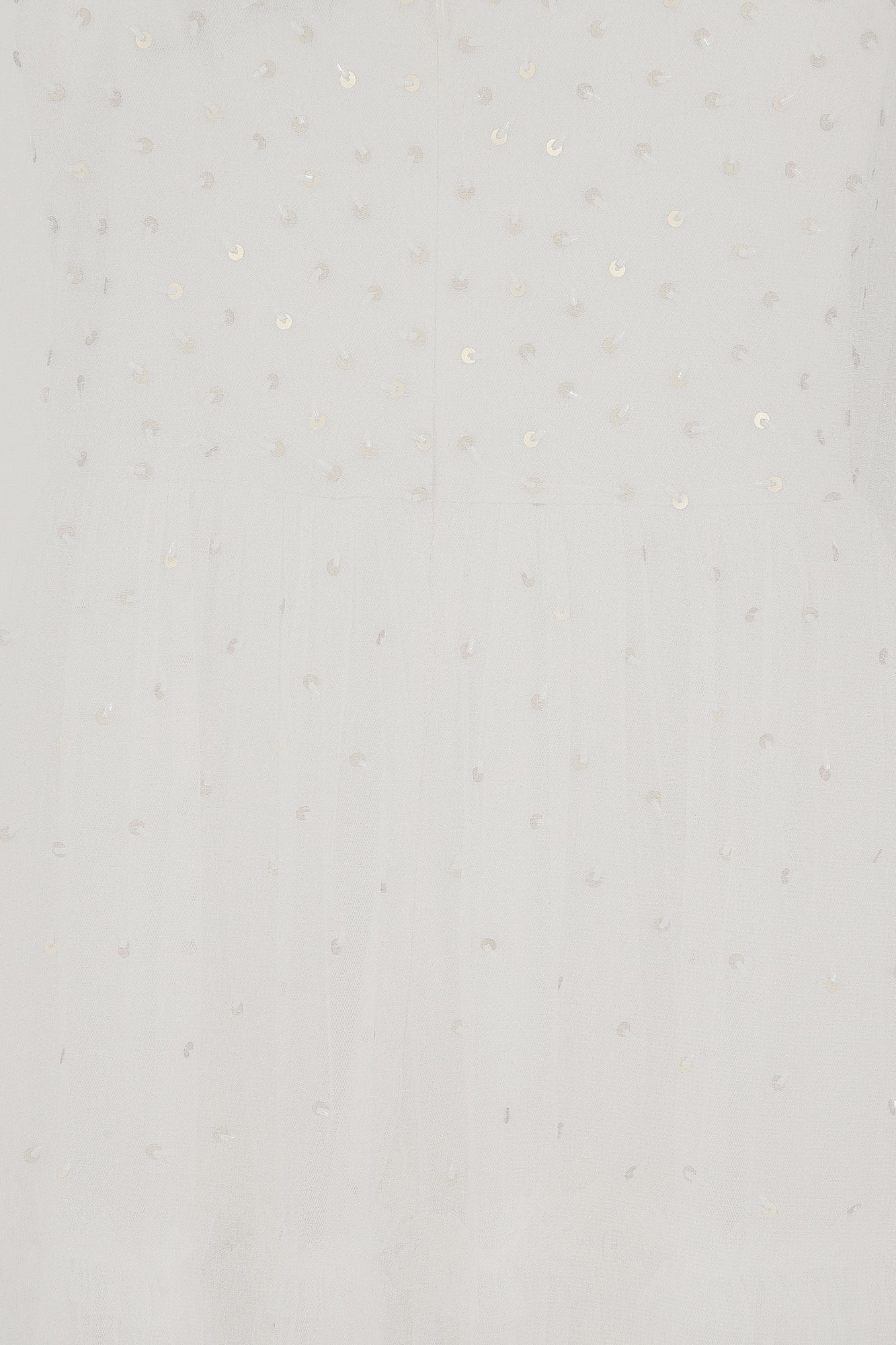 Dorothy Sequin Midi Dress with Cape - White