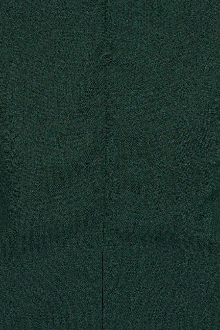 Eden green embellished cape sleeve maxi dress by Frock and Frill with delicate beadwork and a modest full-length silhouette