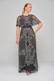 Edith Embellished Maxi Dress - Black 