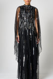 Eileen Black Sequin Maxi Dress