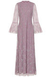 Erma Embellished Maxi Dress - Keepsake Lilac