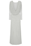 Estella White Embellished Maxi Dress