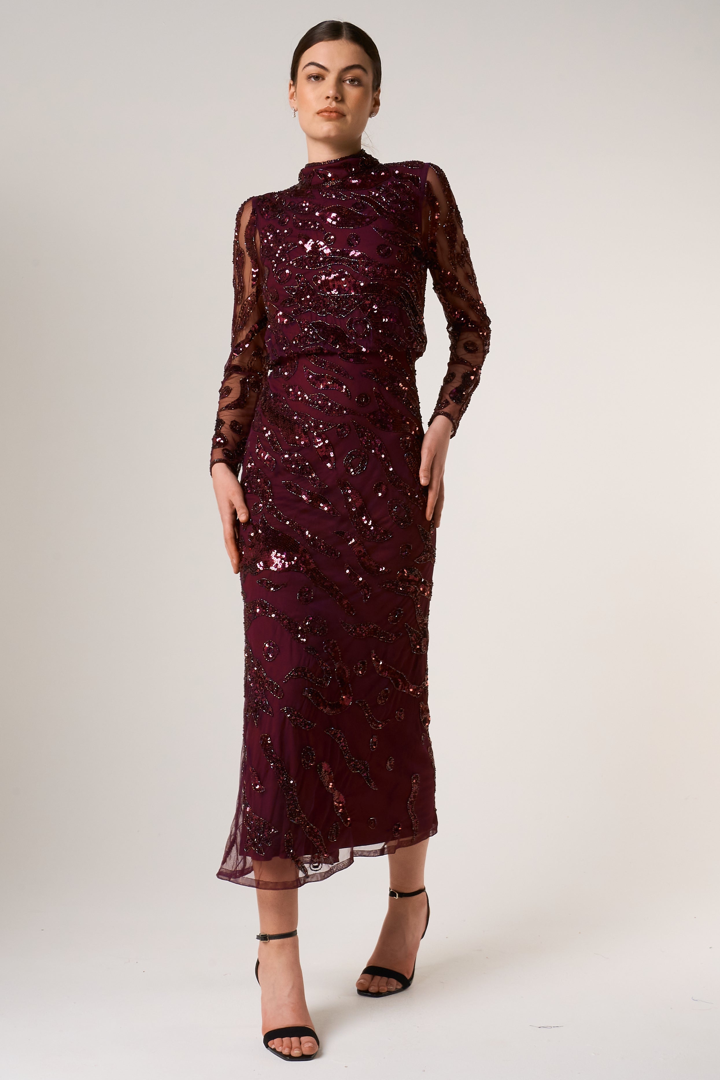 Ethel Sequin Midaxi Dress