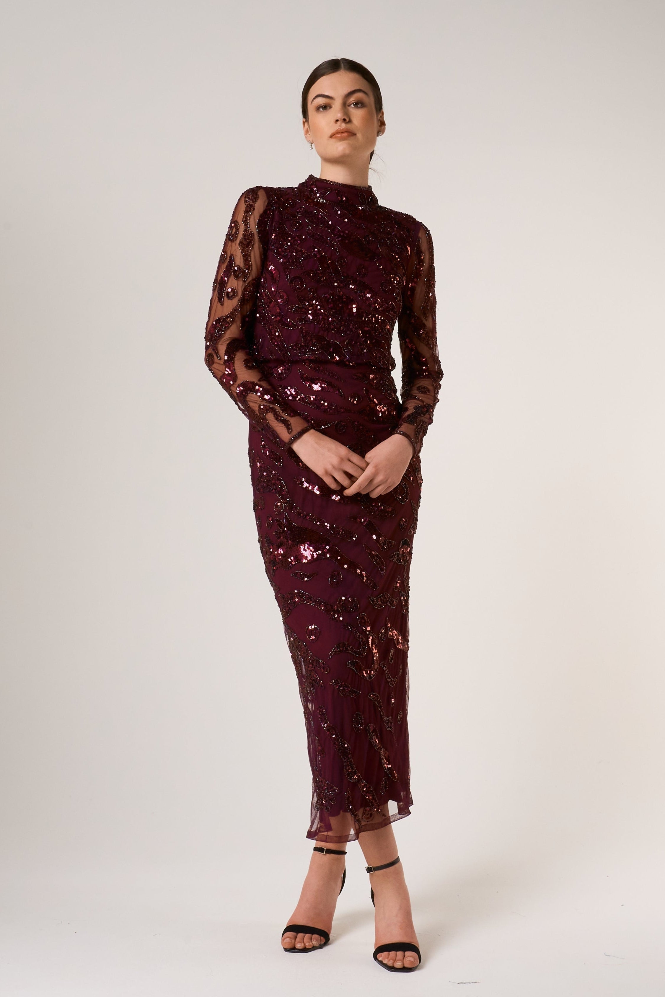 Ethel Sequin Midaxi Dress