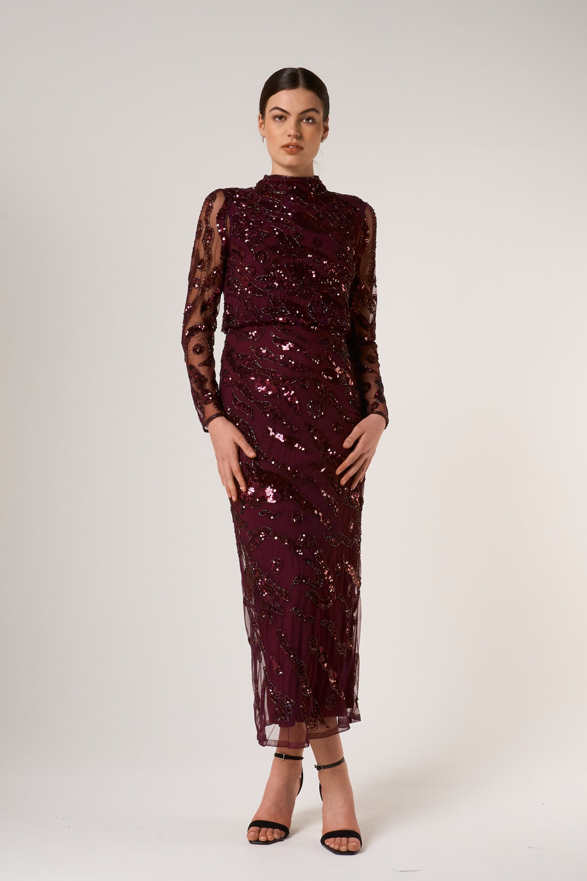 Ethel Sequin Midaxi Dress