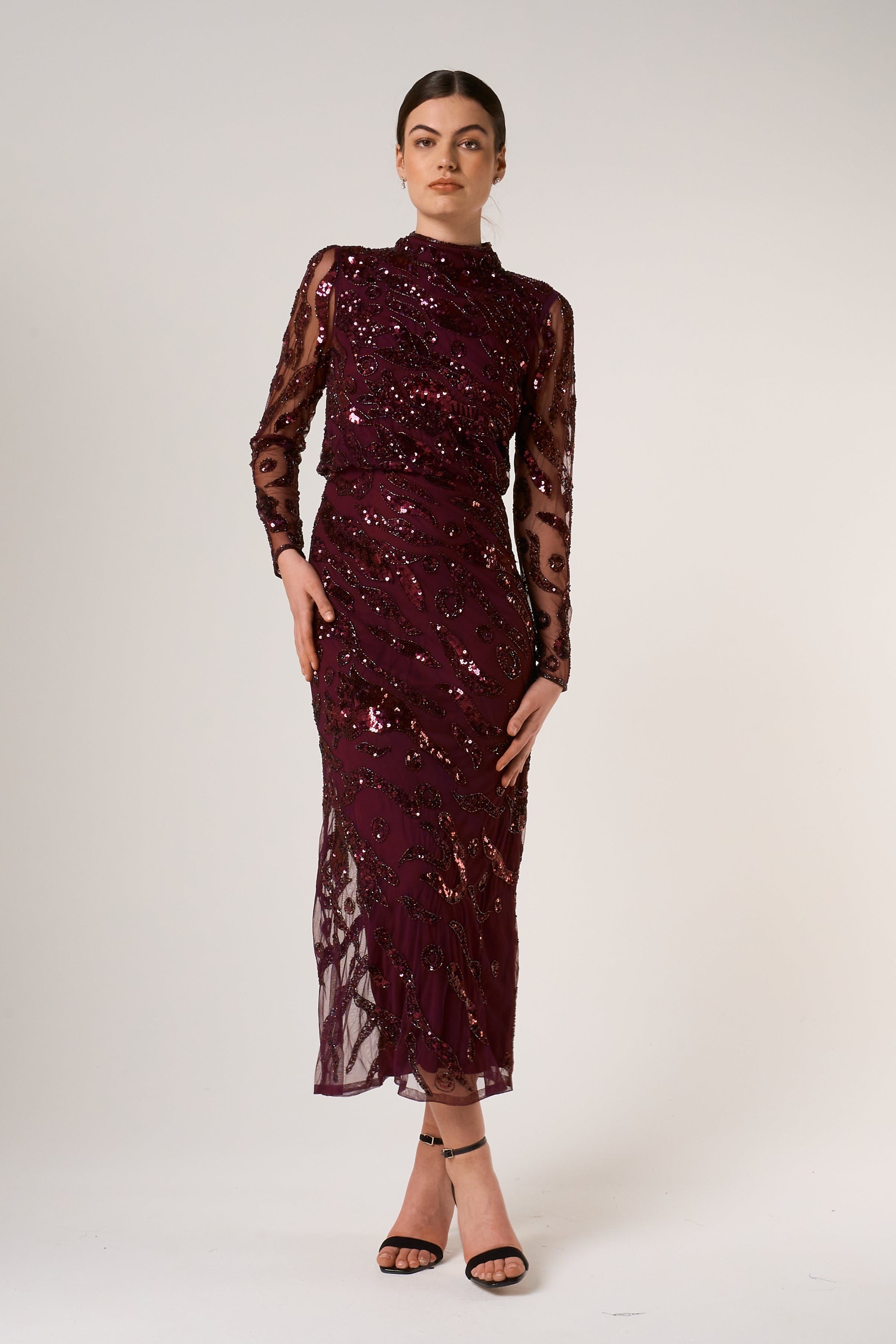 Ethel Sequin Midaxi Dress