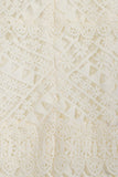 Naya Cream Crochet Lace Dress