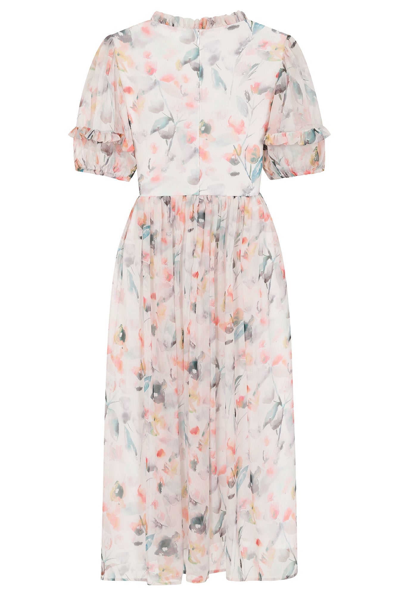 Fleur Floral Print Midi Dress