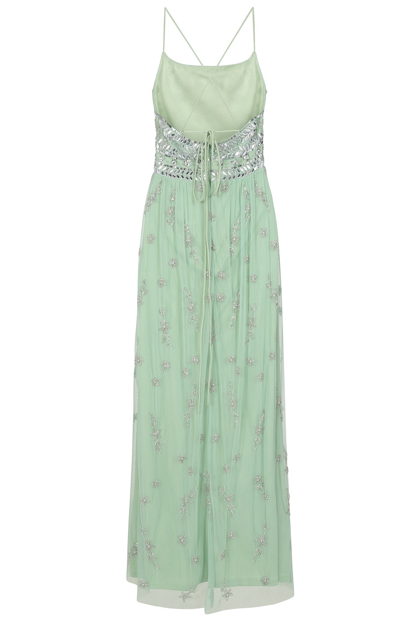 Jae Embellished Maxi Dress in Green