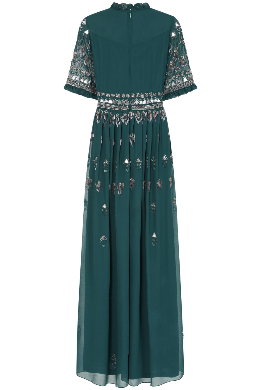 Jenelle Green Embellished Maxi Dress