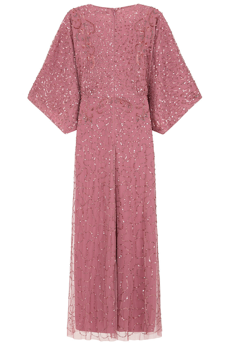 Judith rose embellished maxi dress
