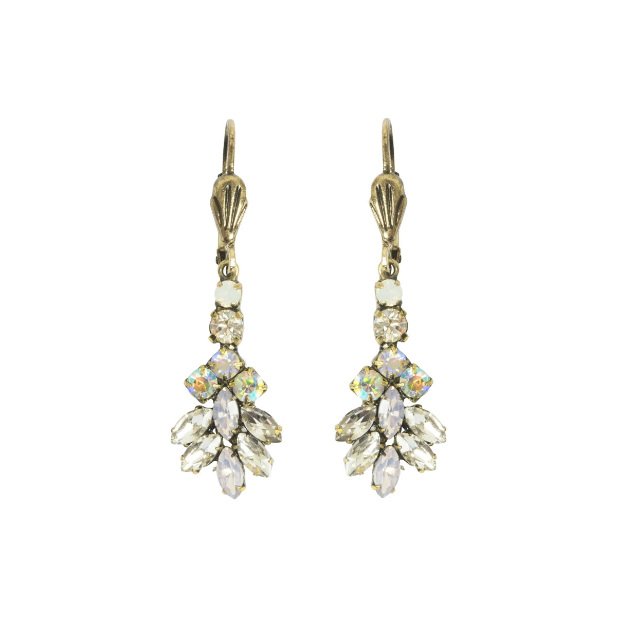 Leaf Stone Earrings - Lovett and Co.