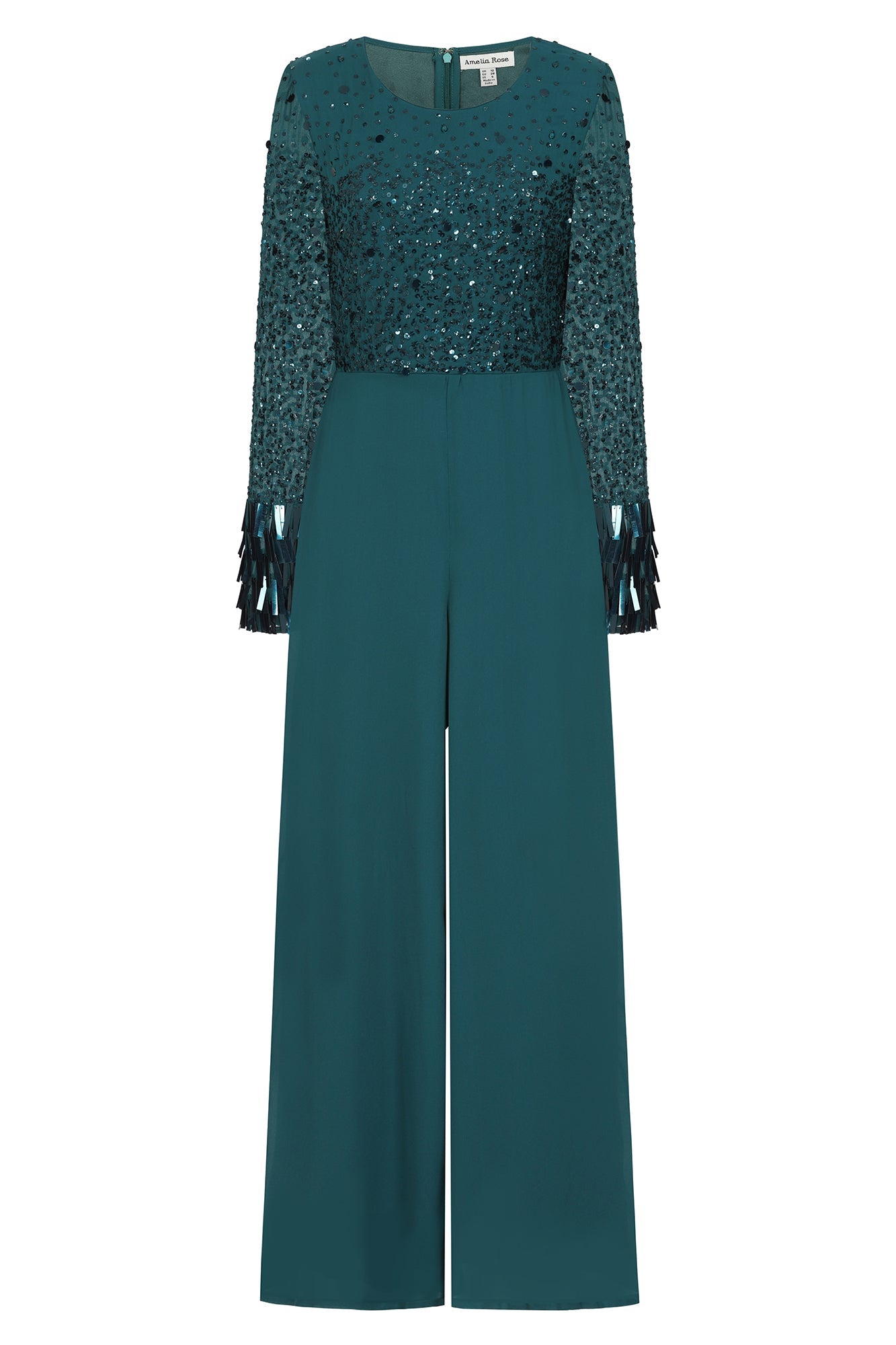 Lori Embellished Jumpsuit - Deep Teal