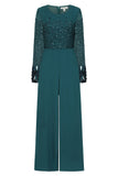 Lori Embellished Jumpsuit - Deep Teal