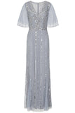 Lynda Grey Embellished Maxi Dress