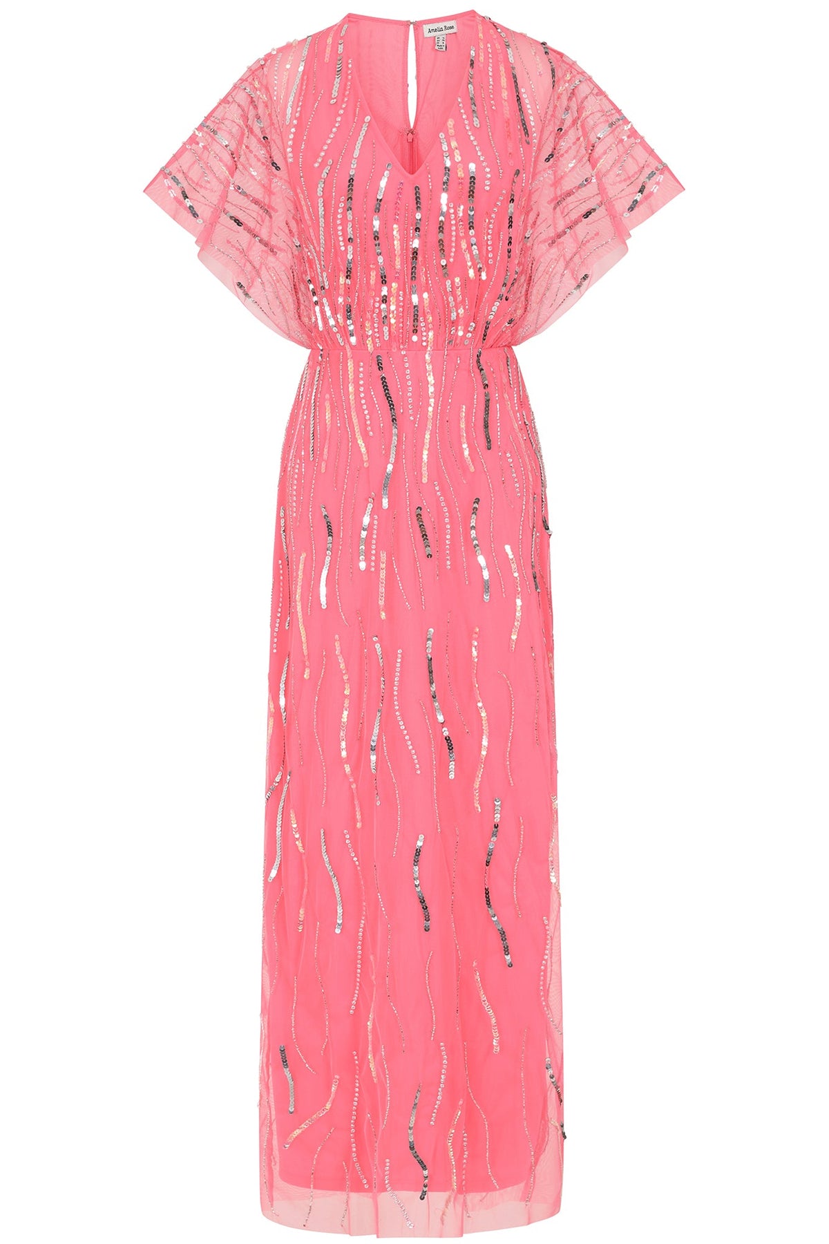 Mabel Embellished Maxi Dress - Strawberry Pink