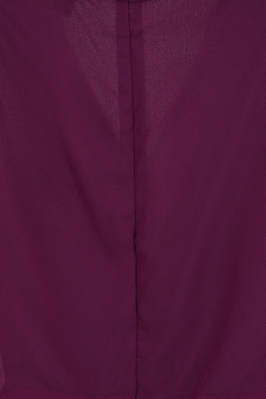 Michelle Purple Embellished Midi Dress