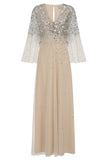 Pearl Embellished Maxi Dress