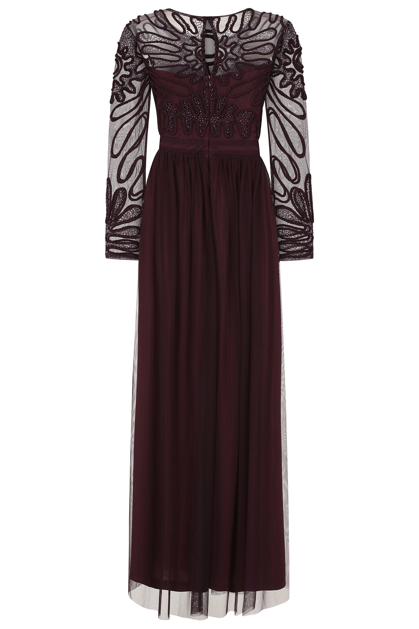 Rheanna Cornelli Sequin Maxi Dress - Burgundy