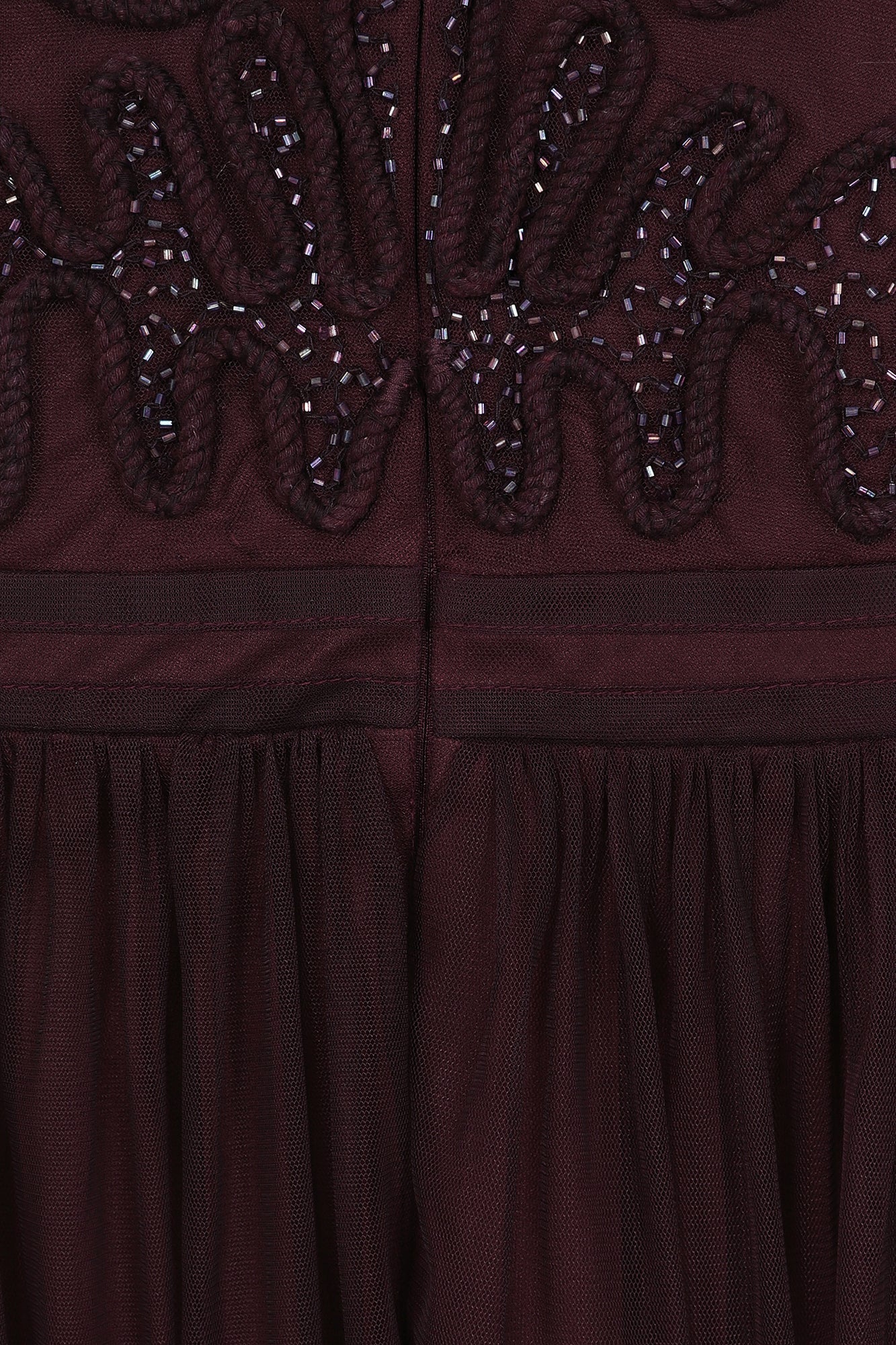 Rheanna Cornelli Sequin Maxi Dress - Burgundy